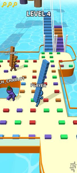 Bridge Run 3D - Gameplay image of android game