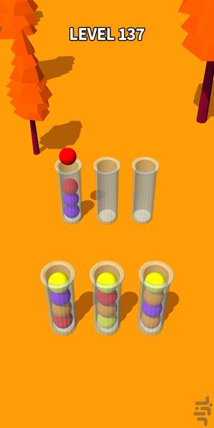 Color Sort 3D - Gameplay image of android game