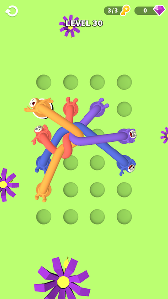 Twisted Puzzle 3D: Tangle Rope - Gameplay image of android game