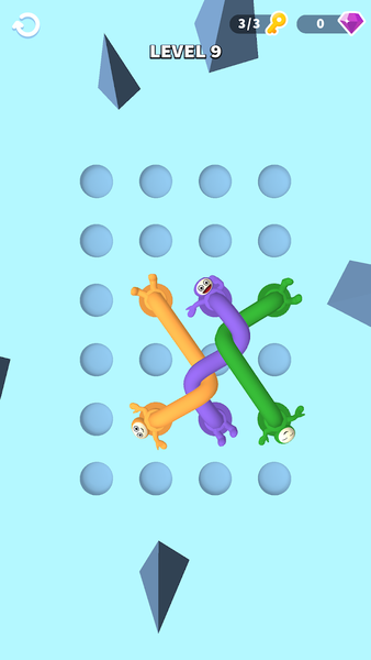 Twisted Puzzle 3D: Tangle Rope - Gameplay image of android game