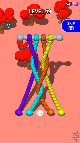 Untangle ۳D - عکس بازی موبایلی اندروید