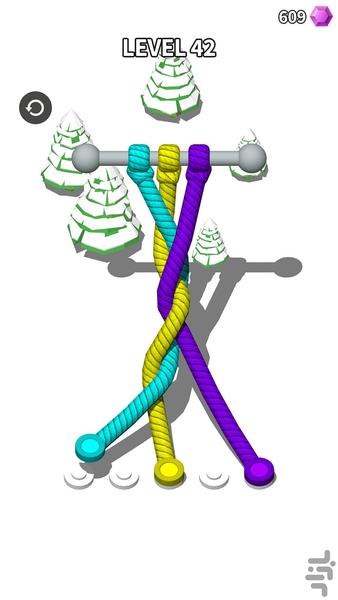 Untangle 3D - عکس بازی موبایلی اندروید