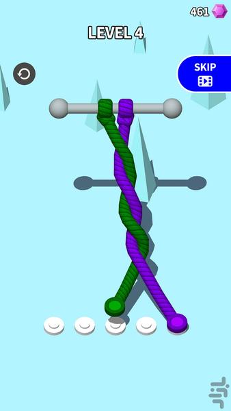 Untangle ۳D - عکس بازی موبایلی اندروید