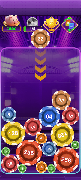 Merge Coin：Drop Puzzle - عکس بازی موبایلی اندروید