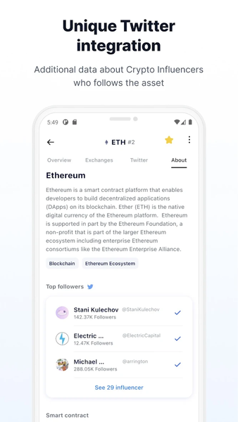 Dropstab Crypto Prices Tracker - Image screenshot of android app