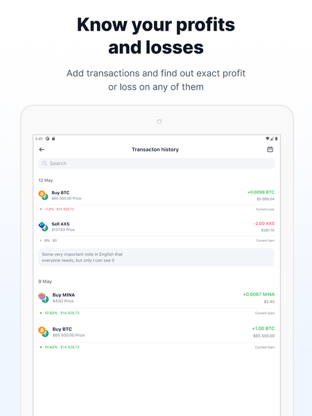 Dropstab Crypto Prices Tracker - Image screenshot of android app