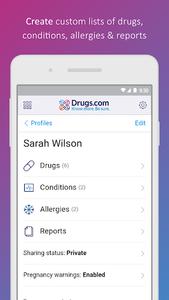 Drugs.com Medication Guide - عکس برنامه موبایلی اندروید