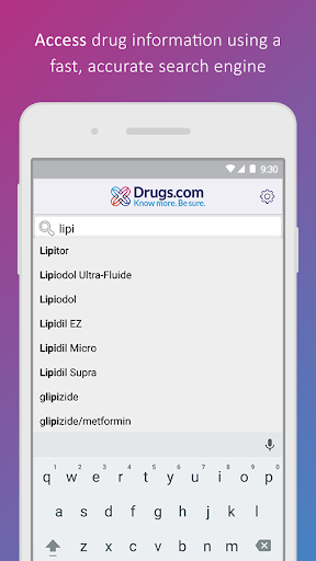 Drugs.com Medication Guide - عکس برنامه موبایلی اندروید