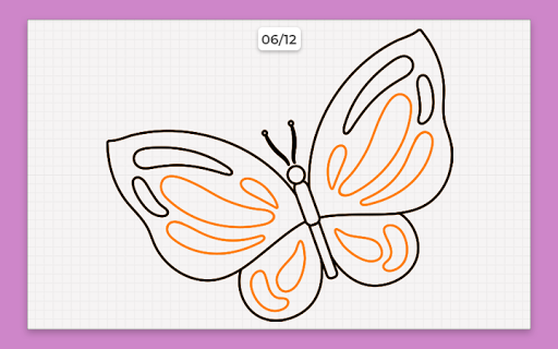 Butterfly Draw Step by Step - عکس برنامه موبایلی اندروید