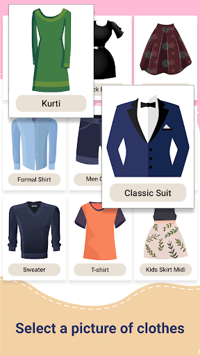 Clothes Draw Step by Step - Image screenshot of android app