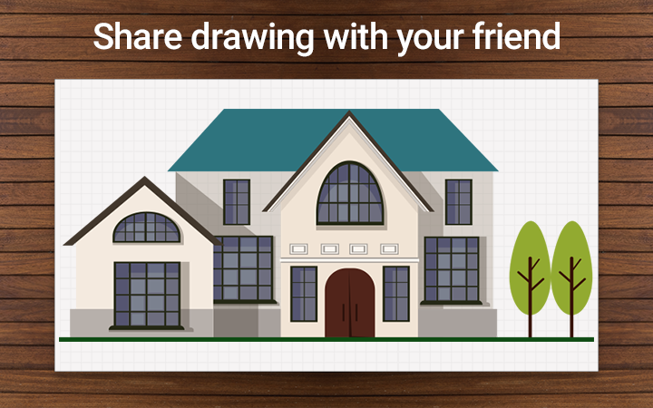 House Draw Step By Step - Image screenshot of android app