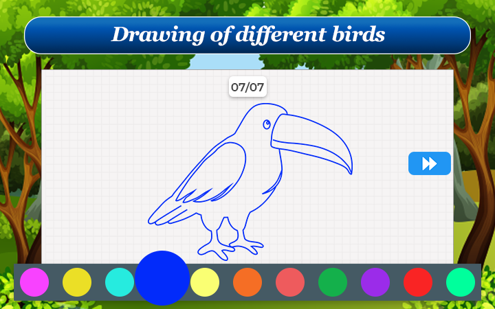 How to Draw Birds Step by Step - Image screenshot of android app