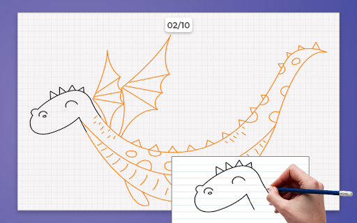How to Draw Dragon - Image screenshot of android app