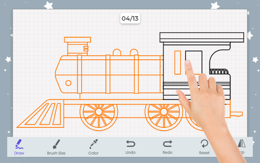 How to Draw Train - Image screenshot of android app