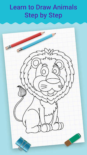 Learn to Draw Animals - Step b - Image screenshot of android app