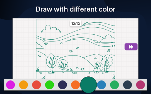 Scenery Draw Step by Step - Image screenshot of android app