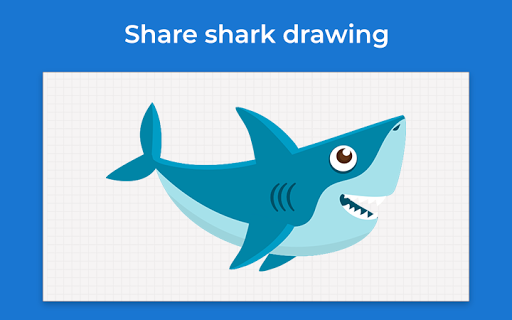 Shark Draw Step by Step - عکس برنامه موبایلی اندروید