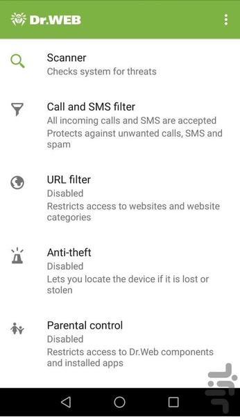 Dr.Web Security Space(14 Days Free) - Image screenshot of android app