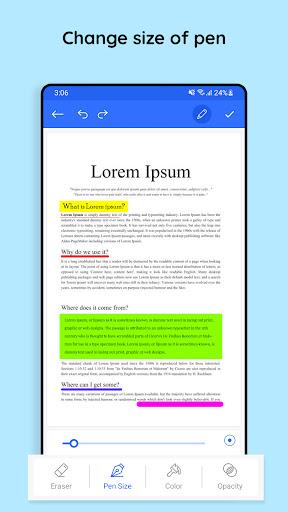 Draw on PDF - PDF Handwrite - Image screenshot of android app