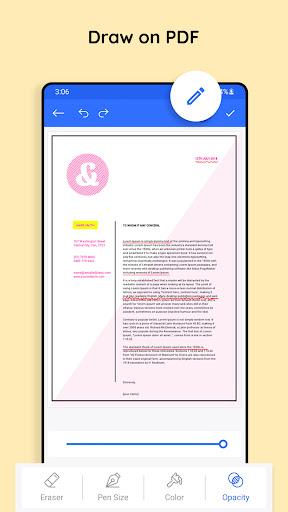 Draw on PDF - PDF Handwrite - Image screenshot of android app