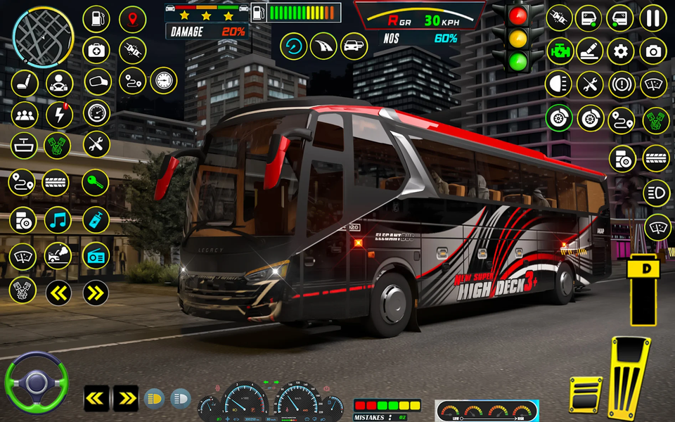 Bus Game Drive: City Bus - عکس بازی موبایلی اندروید