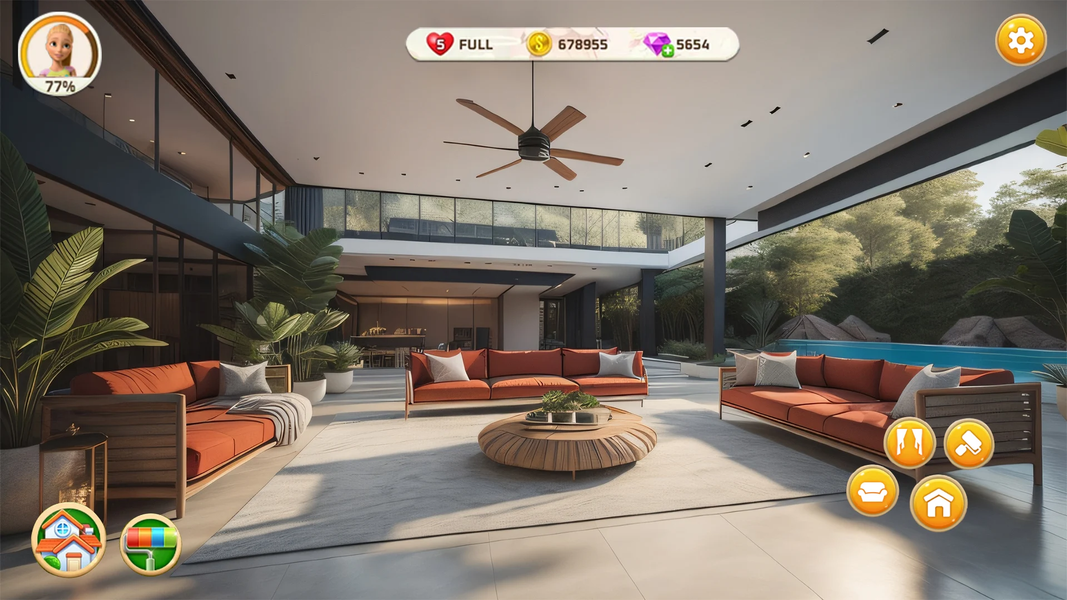 Home Design Makeover Games - Gameplay image of android game