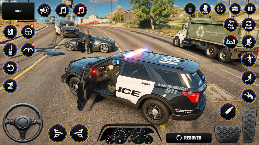 Open World Police Simulator - عکس بازی موبایلی اندروید