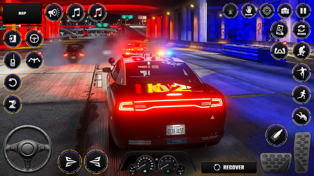 Open World Police Simulator - Gameplay image of android game