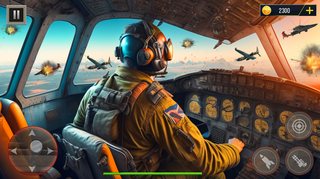 Modern Warplanes Sky Fighters - Gameplay image of android game