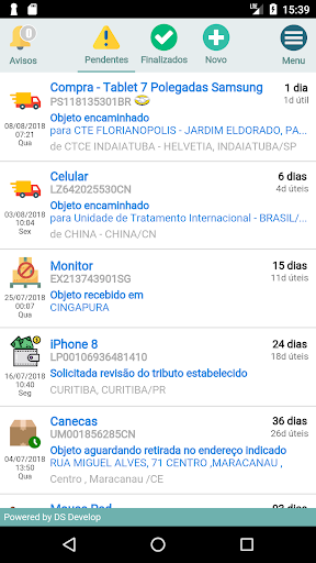 Rastreio Fácil (correios) - عکس برنامه موبایلی اندروید