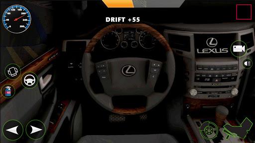 Extreme City Car Drive Simulator 2021: LX 570 - Gameplay image of android game