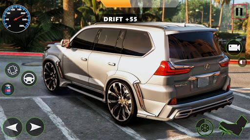 Extreme City Car Drive Simulator 2021: LX 570 - Gameplay image of android game