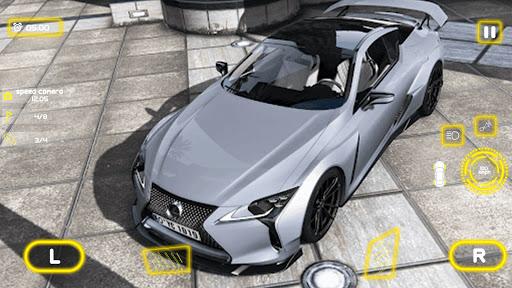 Extreme City Car Drive Simulator: Lexus LC 500 - Gameplay image of android game