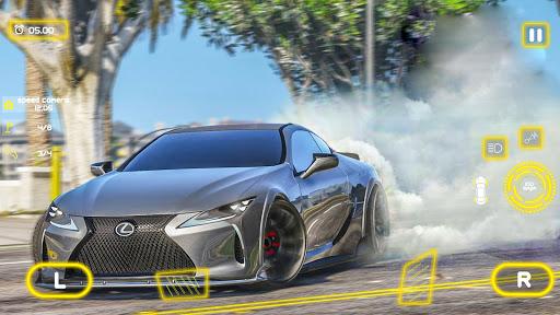 Extreme City Car Drive Simulator: Lexus LC 500 - Gameplay image of android game