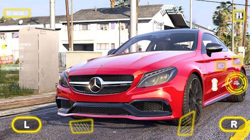 Extreme City Car Drive Simulator 2021: Benz C216 - عکس بازی موبایلی اندروید