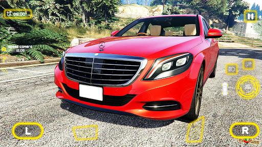 Extreme City Car Drive Simulator 2021: Benz S500 - Image screenshot of android app