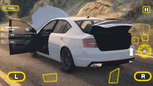 Extreme City Car Drive Simulator: Skoda Octavia - Image screenshot of android app