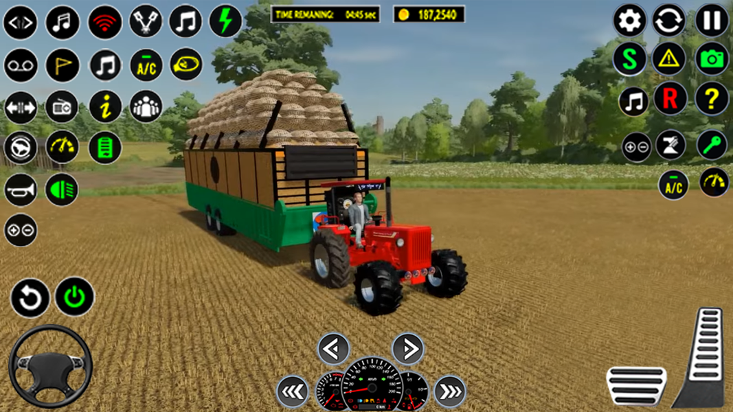 Tractor Driving Tractor Games - Gameplay image of android game