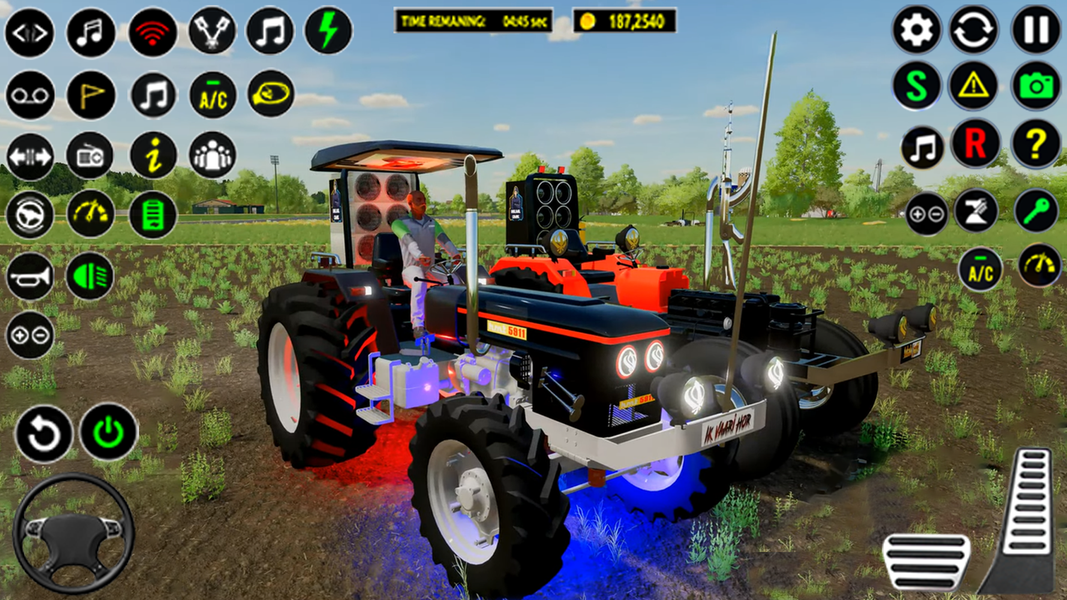 Tractor Driving Tractor Games - Gameplay image of android game