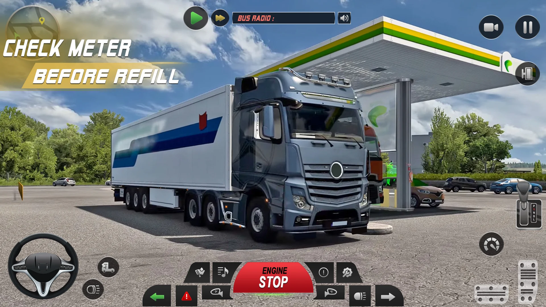 Truck Simulator Games: World - Gameplay image of android game