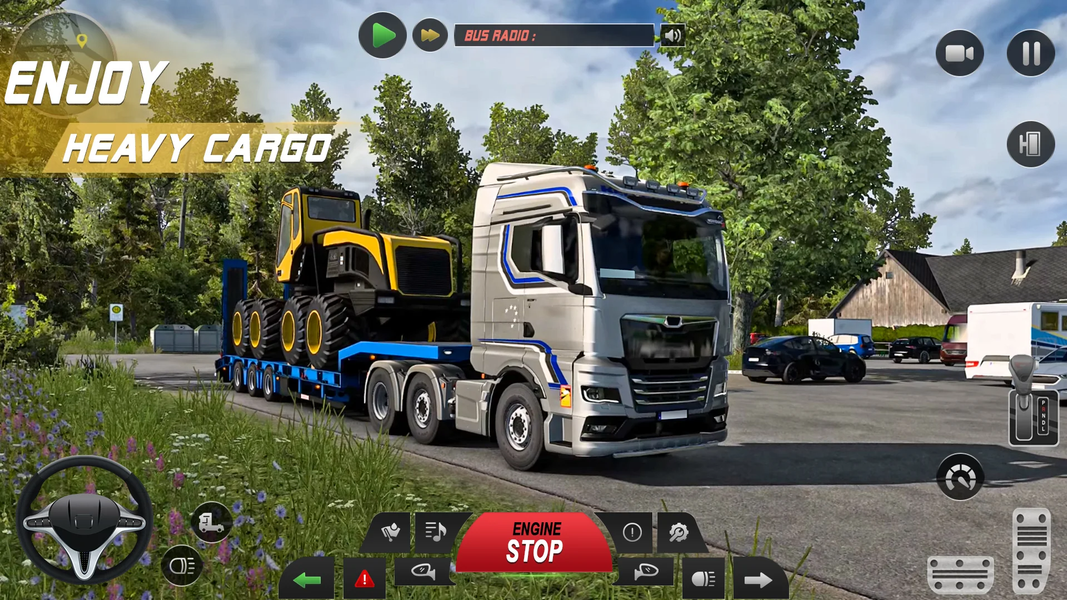 Truck Simulator Games: World - Gameplay image of android game