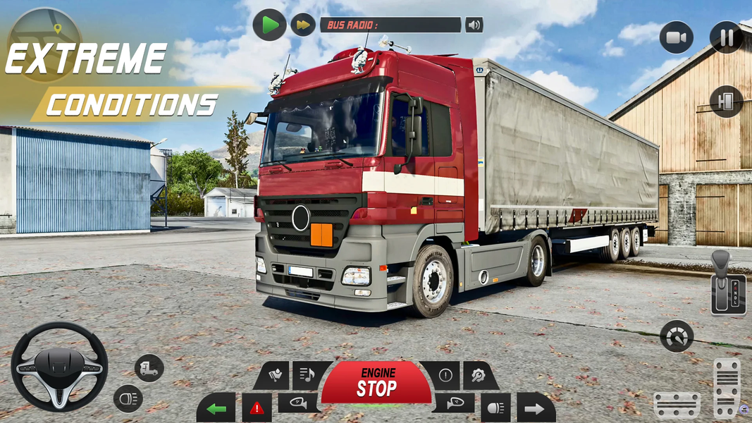 Truck Simulator Games: World - Gameplay image of android game
