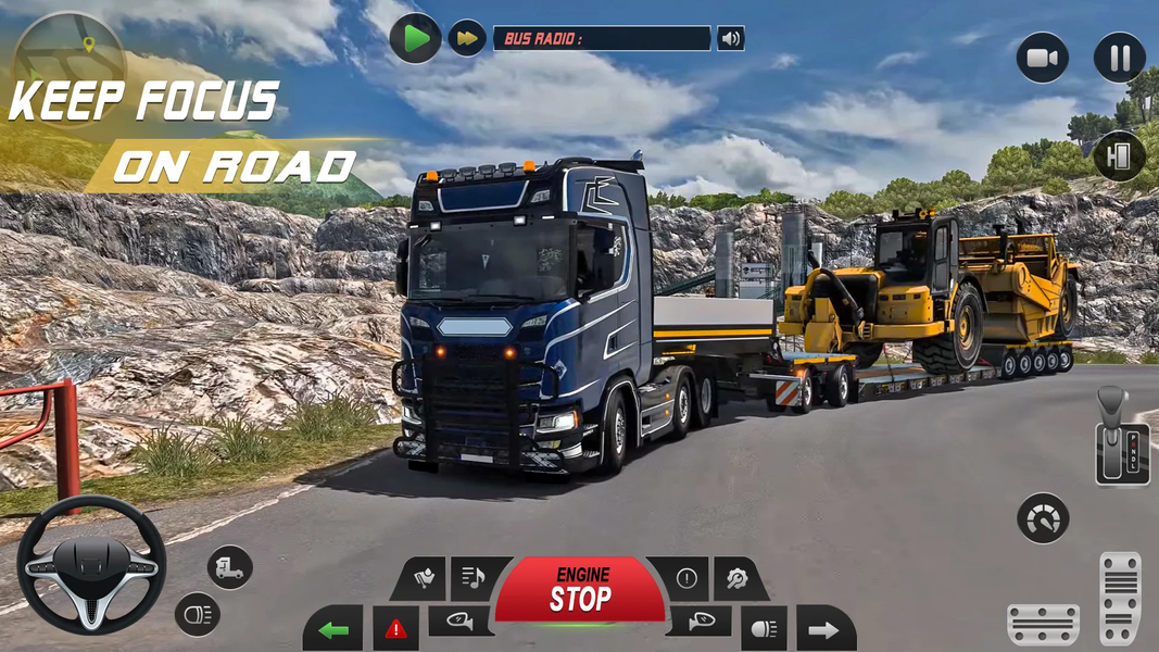 Truck Simulator Games: World - Gameplay image of android game