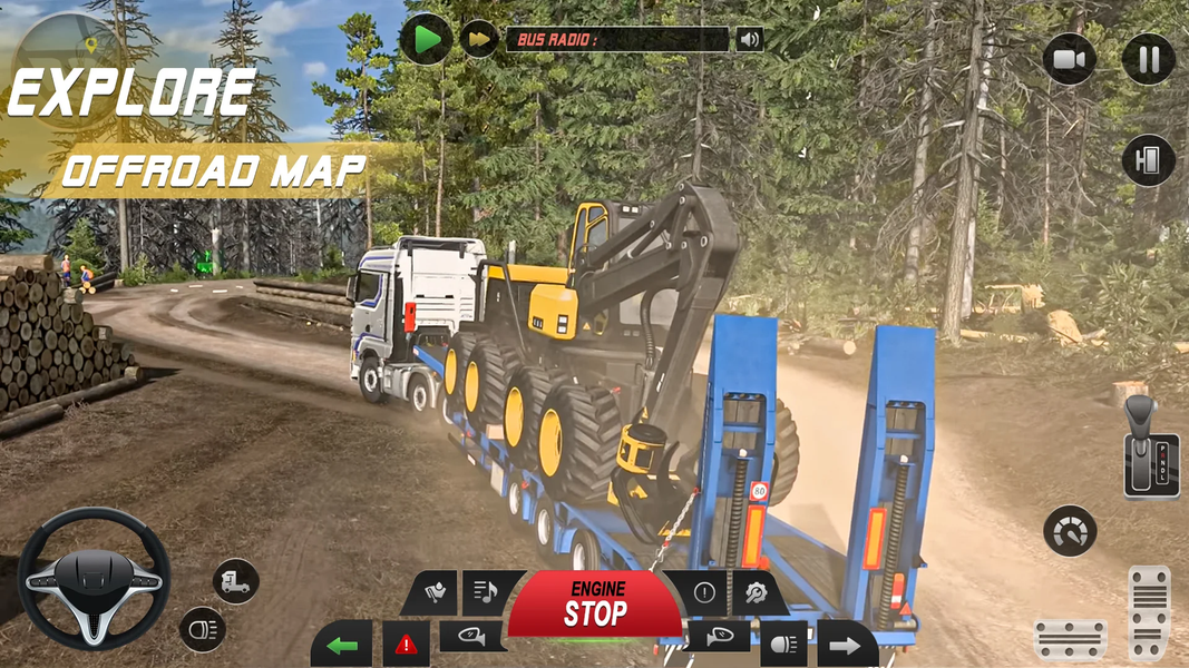 Truck Simulator Games: World - Gameplay image of android game