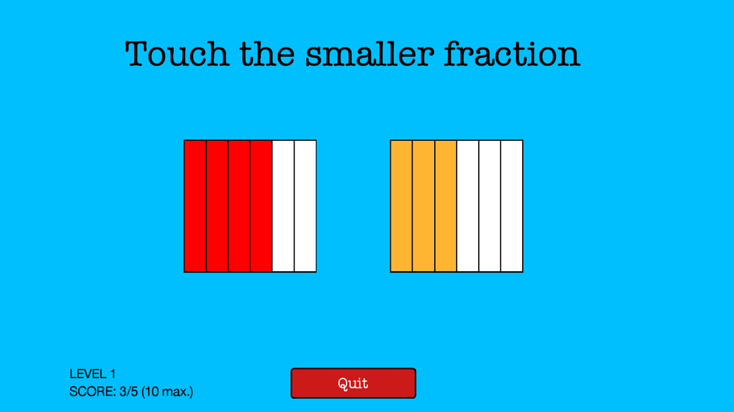 Fractions To Go - عکس بازی موبایلی اندروید