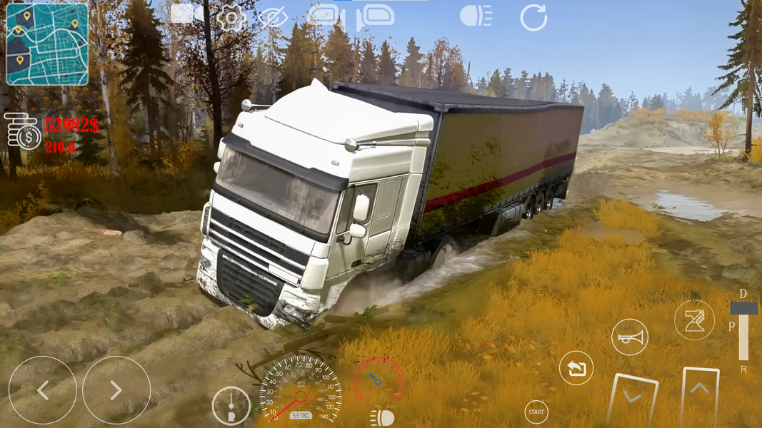 Mud Truck Game - Offroad Cargo - Gameplay image of android game