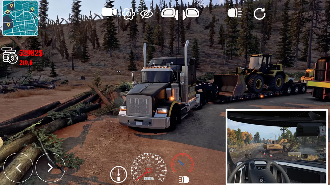Offroad 4x4 Simulator Truck - Gameplay image of android game