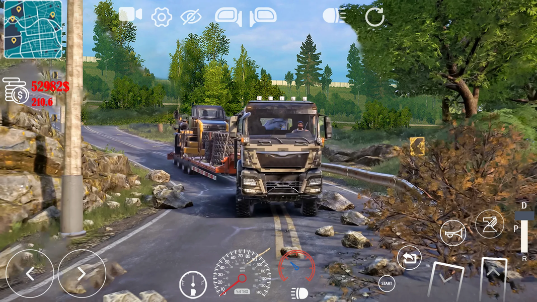 Offroad ۴x۴ Simulator Truck - عکس بازی موبایلی اندروید