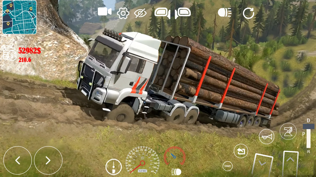 Offroad ۴x۴ Simulator Truck - عکس بازی موبایلی اندروید