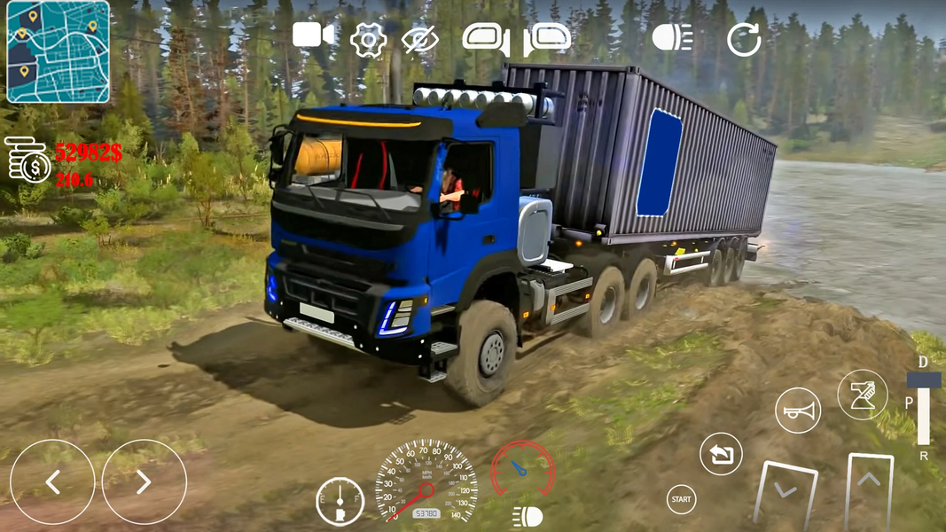 Offroad 4x4 Simulator Truck - Gameplay image of android game